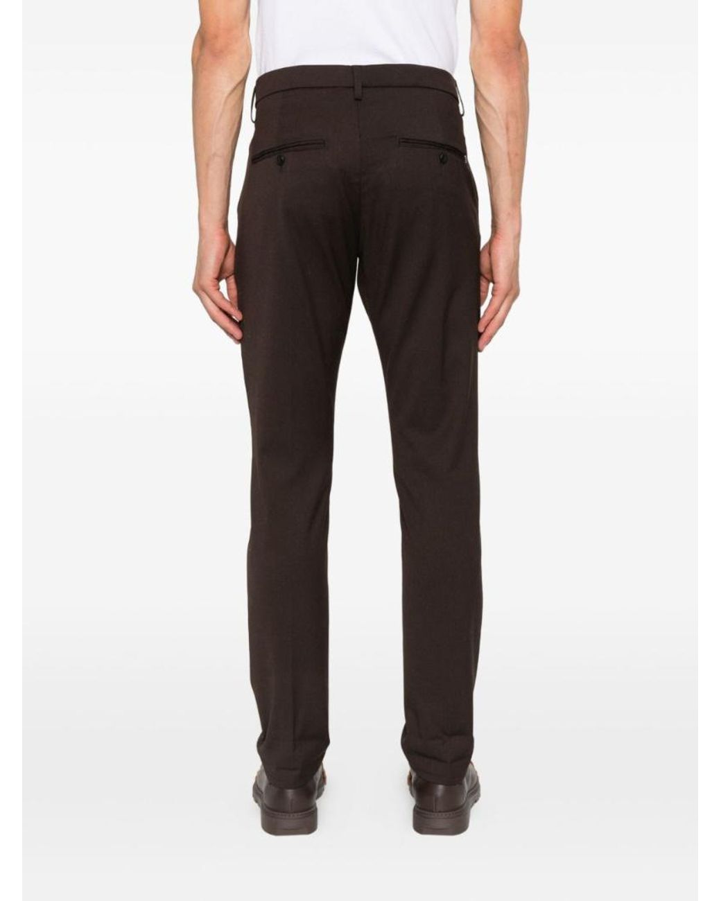 Dondup Gray Gaubert Slim-Fit Pants for men
