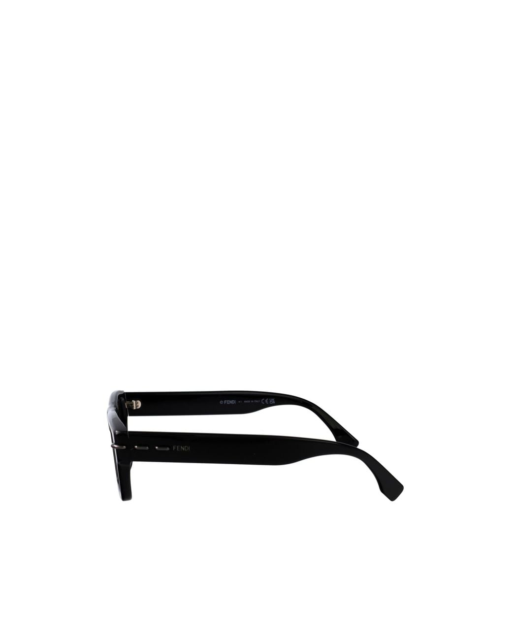 Fendi Black Eyewear Rectangular Frame Sunglasses for men
