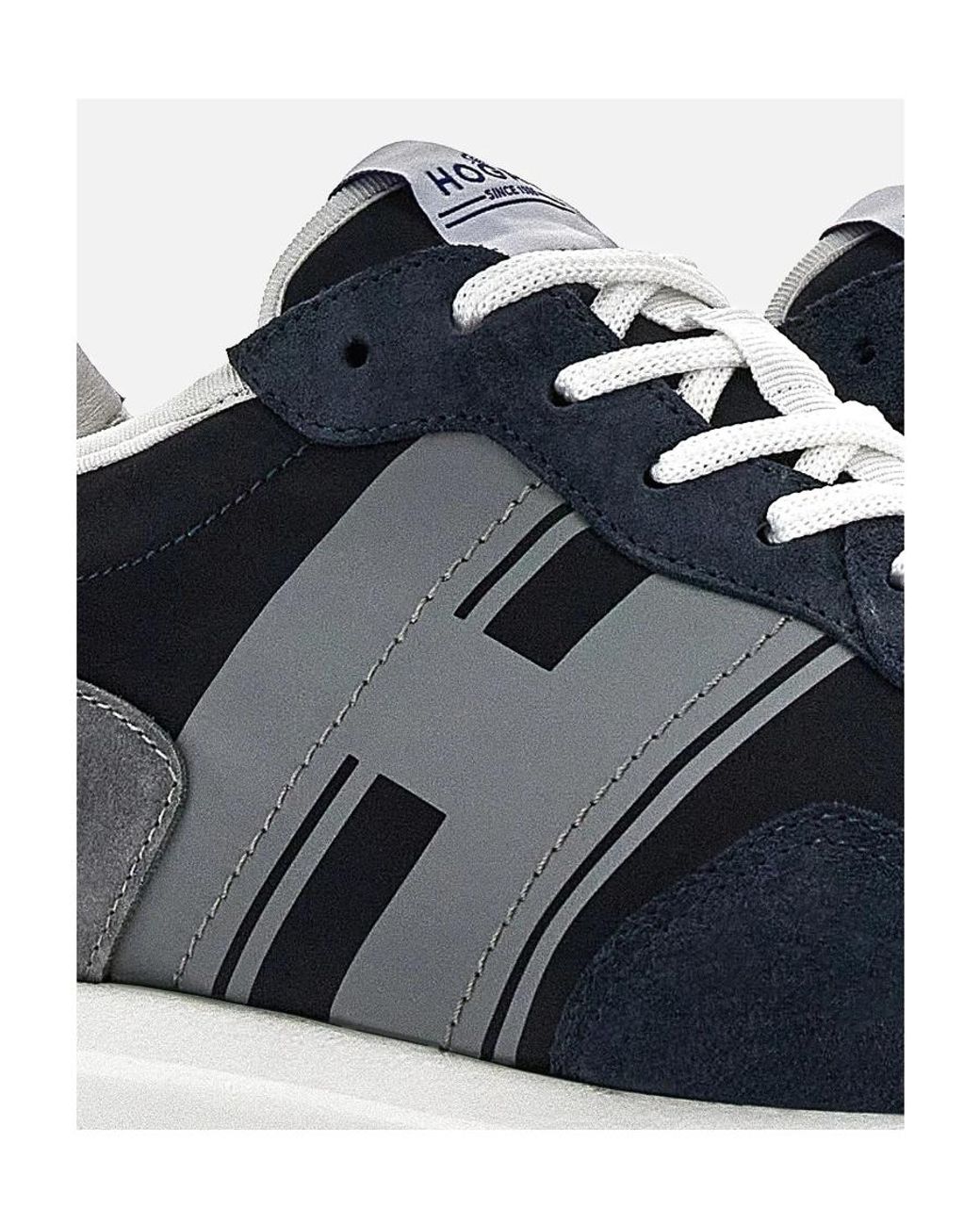 Hogan Blue H601 Lace-Up Sneakers for men