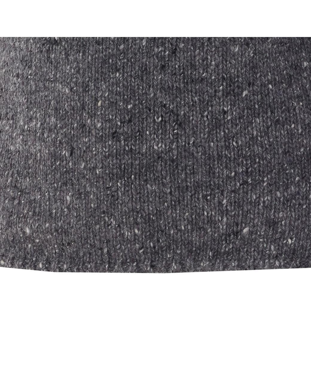 Auralee Gray Long-Sleeve Knit Top for men