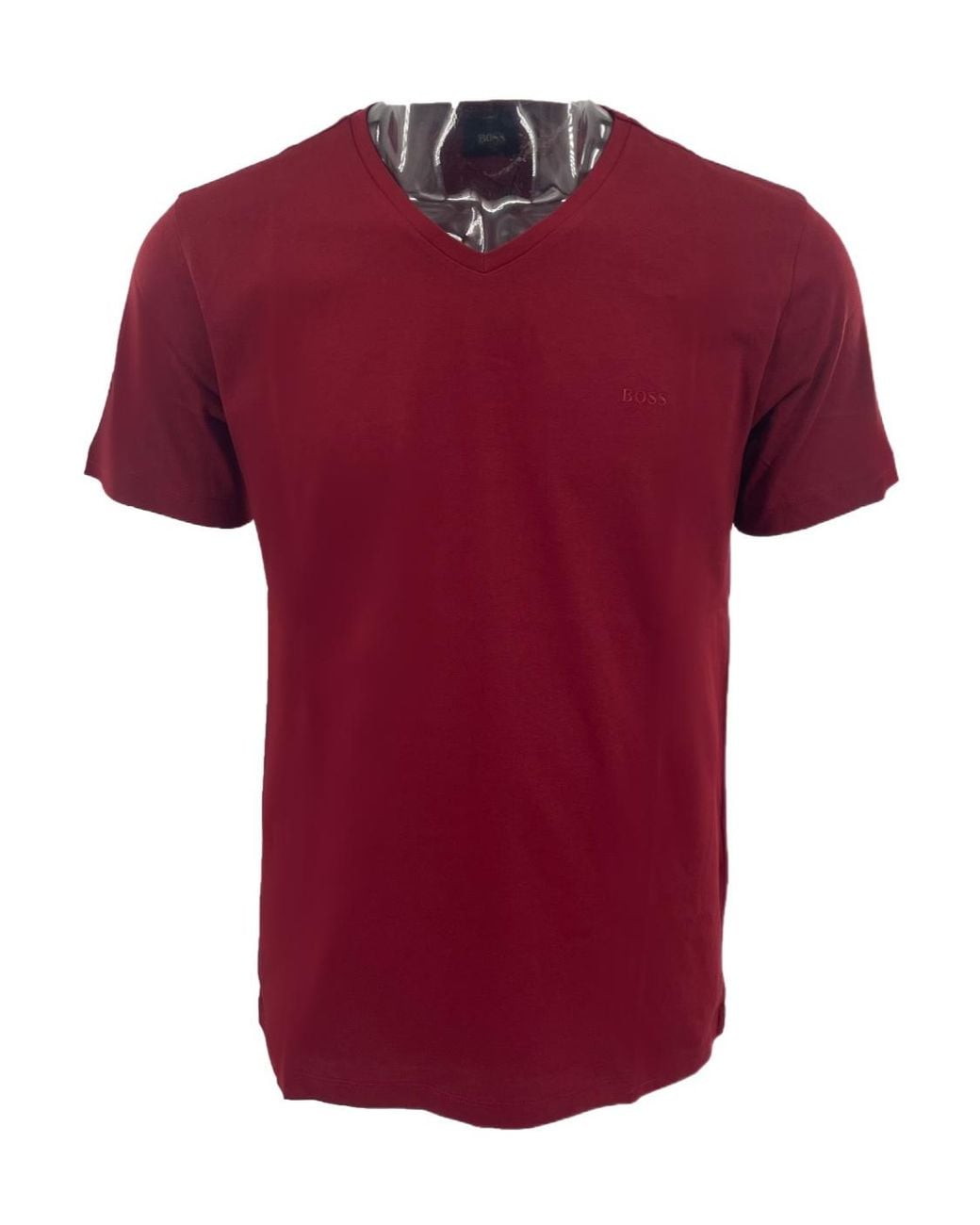 Boss Red V-Neck Short-Sleeve T-Shirt for men