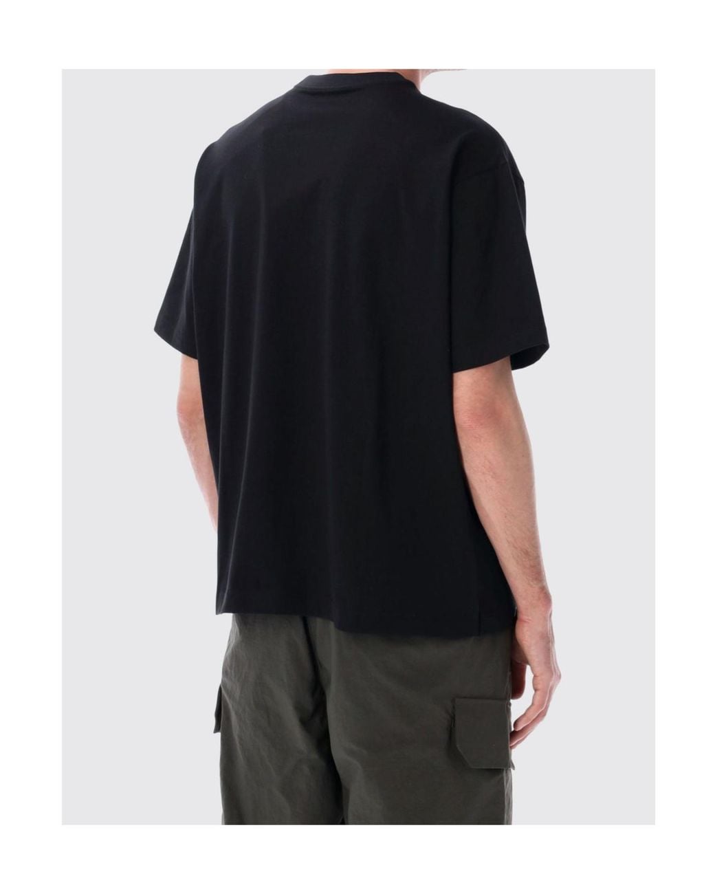 And Wander Black Carabiner Pocket T-Shirt for men