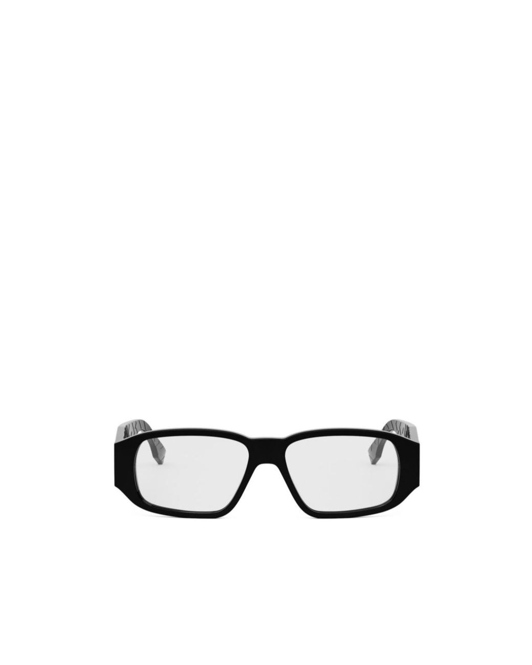 Fendi White Geometric Plano Mirror for men