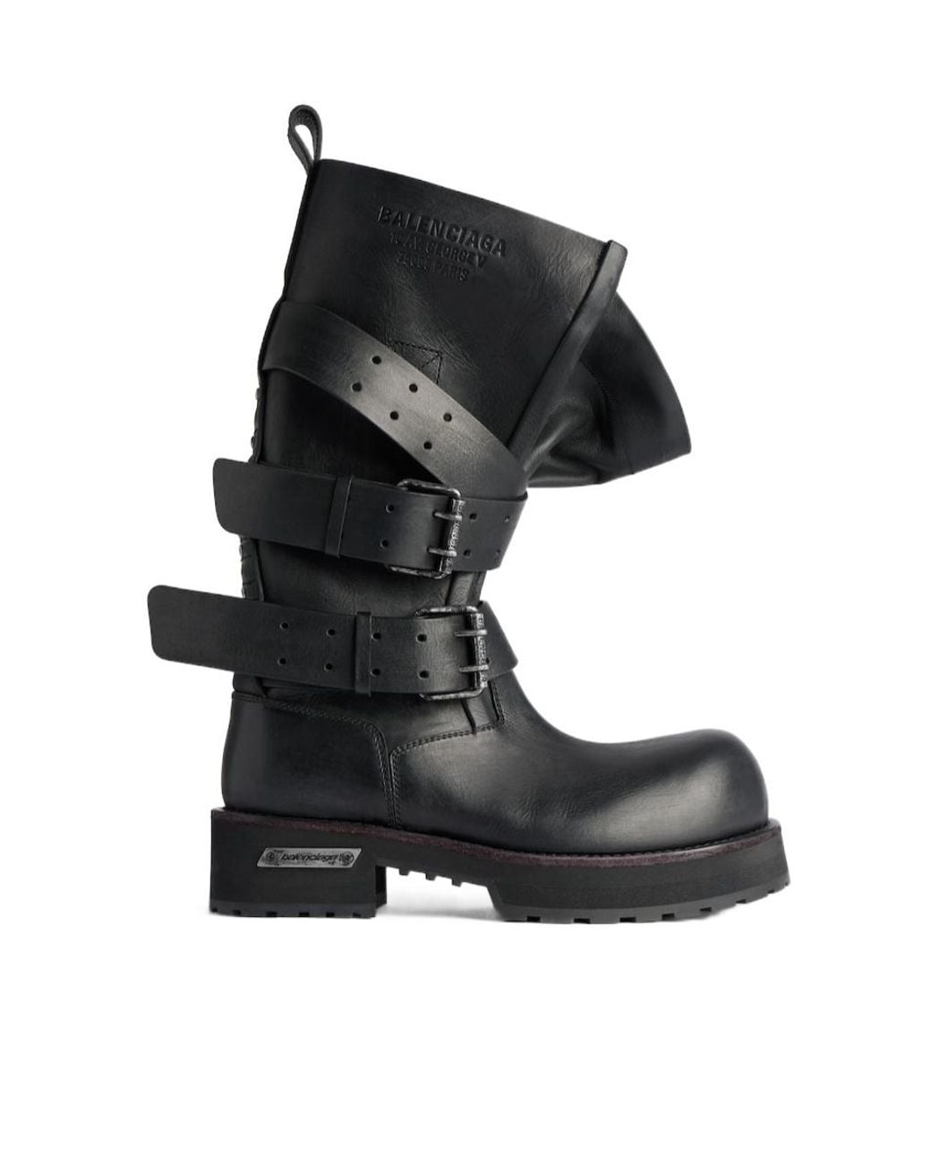 Balenciaga Black Venom High Boots for men