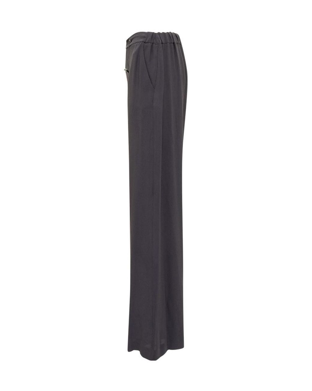 Fabiana Filippi Blue Wide-Leg Drawstring Trousers