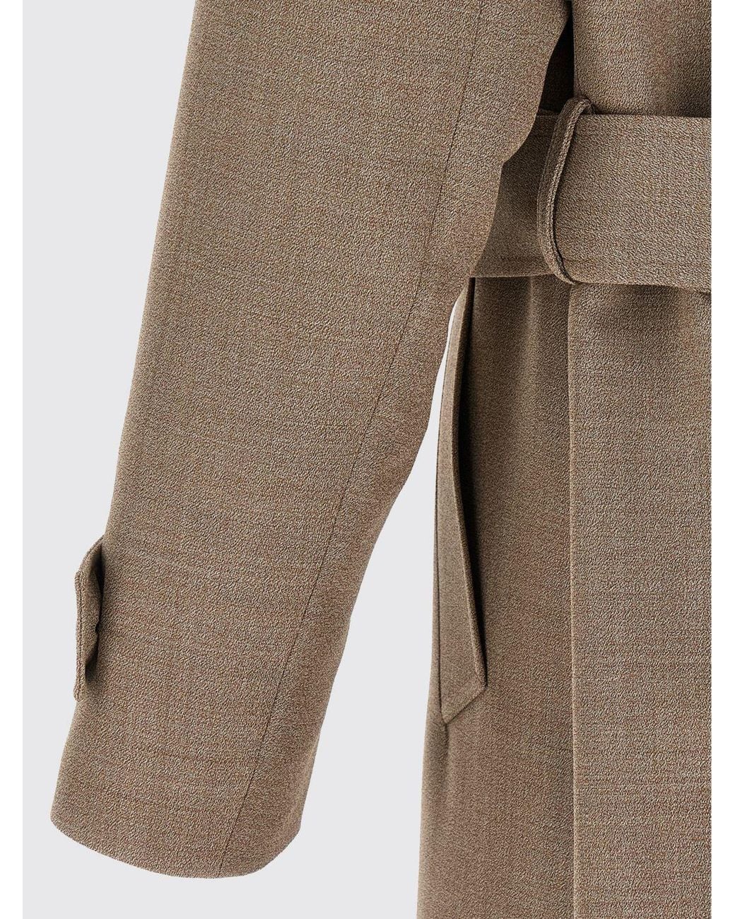 Lardini Brown Le Origini Belted Trench Coat for men