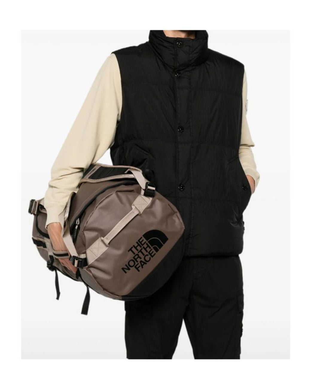 The North Face Black Small Base Camp Duffel Bag for men
