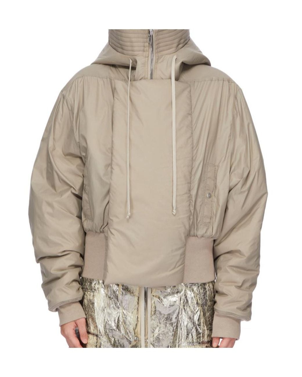 Rick Owens Gray Alice Parka Jacket