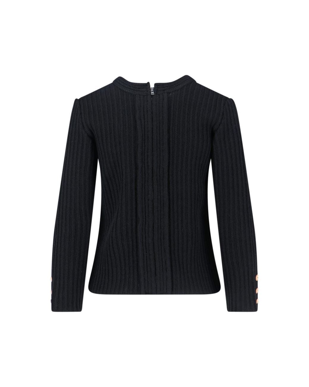 Isabel Marant Black Dixie Ribbed Knit Sweater