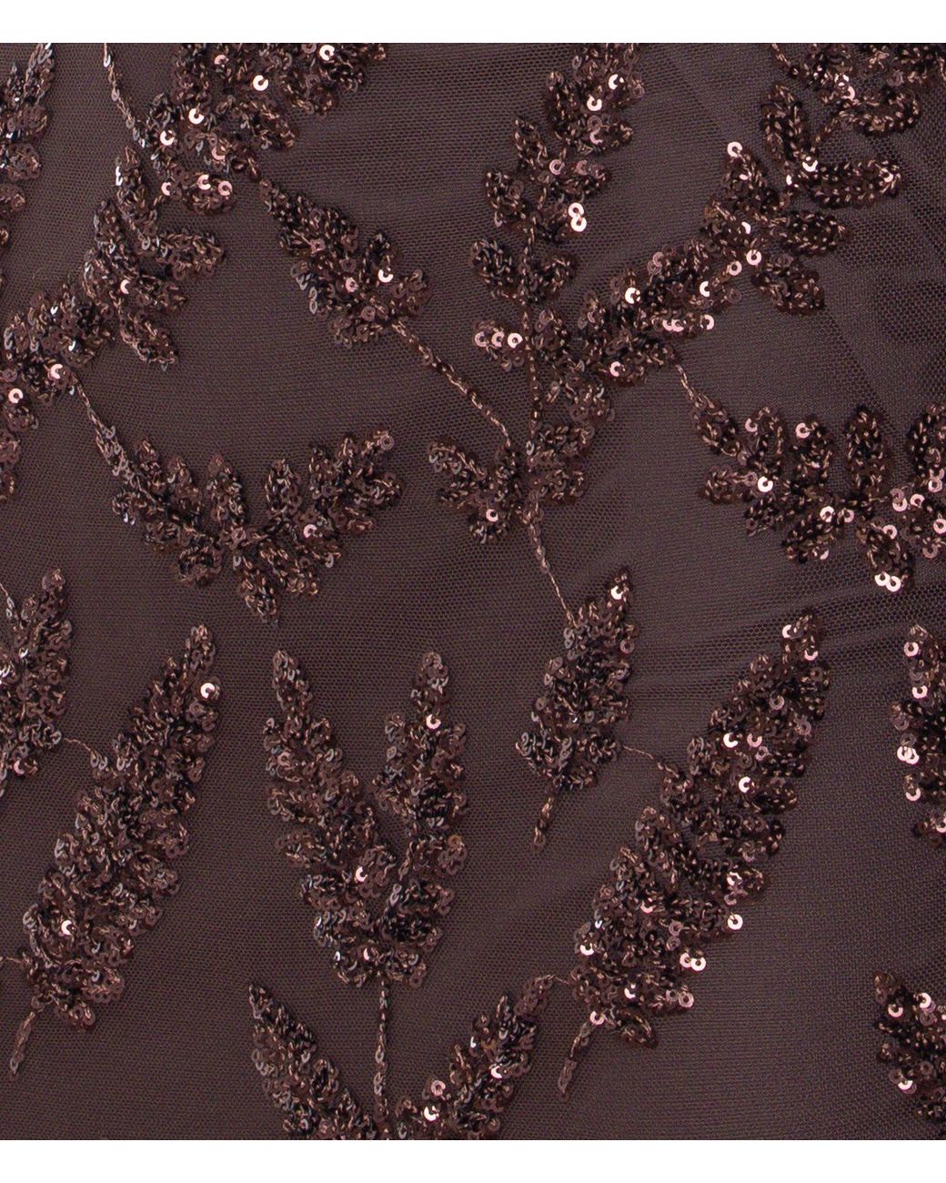 Aniye By Brown Uma Sequined Sheer Mini Dress