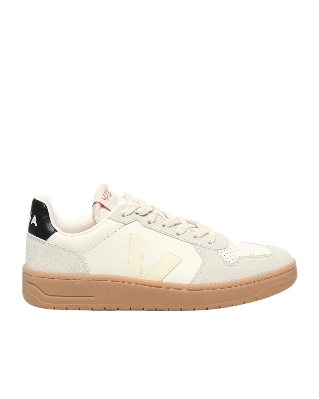 Veja White V-82 Lace-Up Sneakers for men