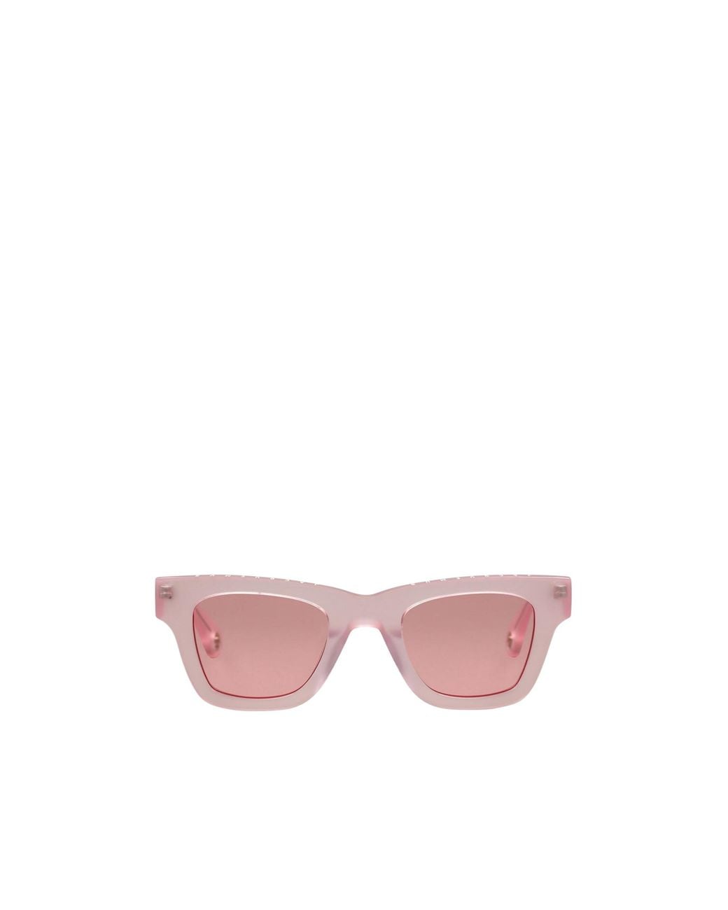 Jacquemus Pink Simple Square Sunglasses