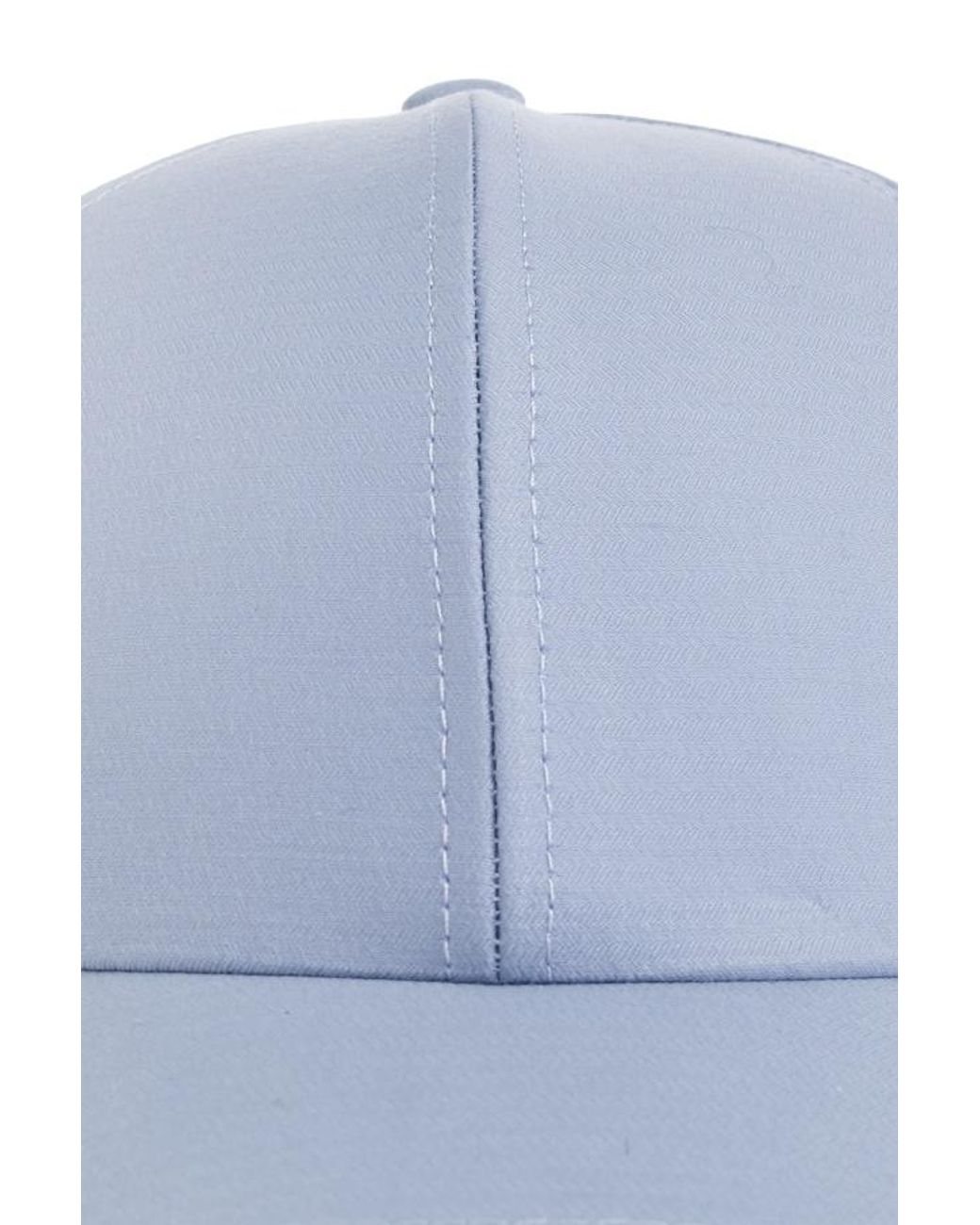 Balmain Blue Curved Peak Baseball Cap for men