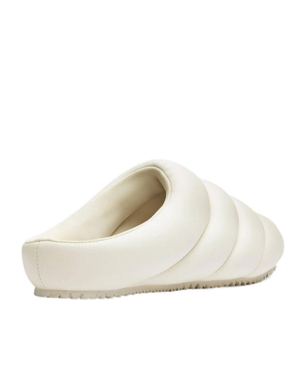 Axel Arigato White Round-Toe Slippers