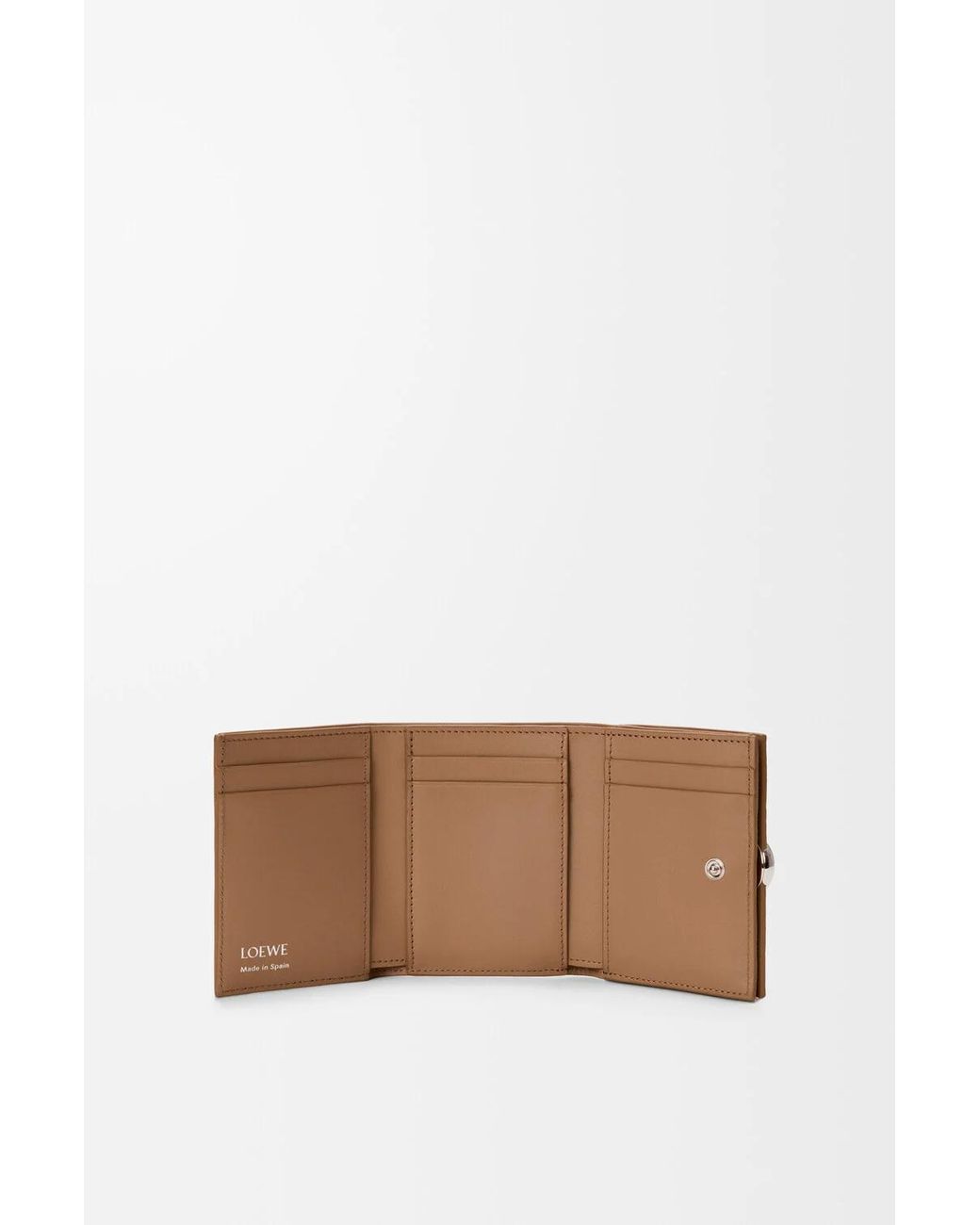 Loewe Natural Pebble Trifold Wallet