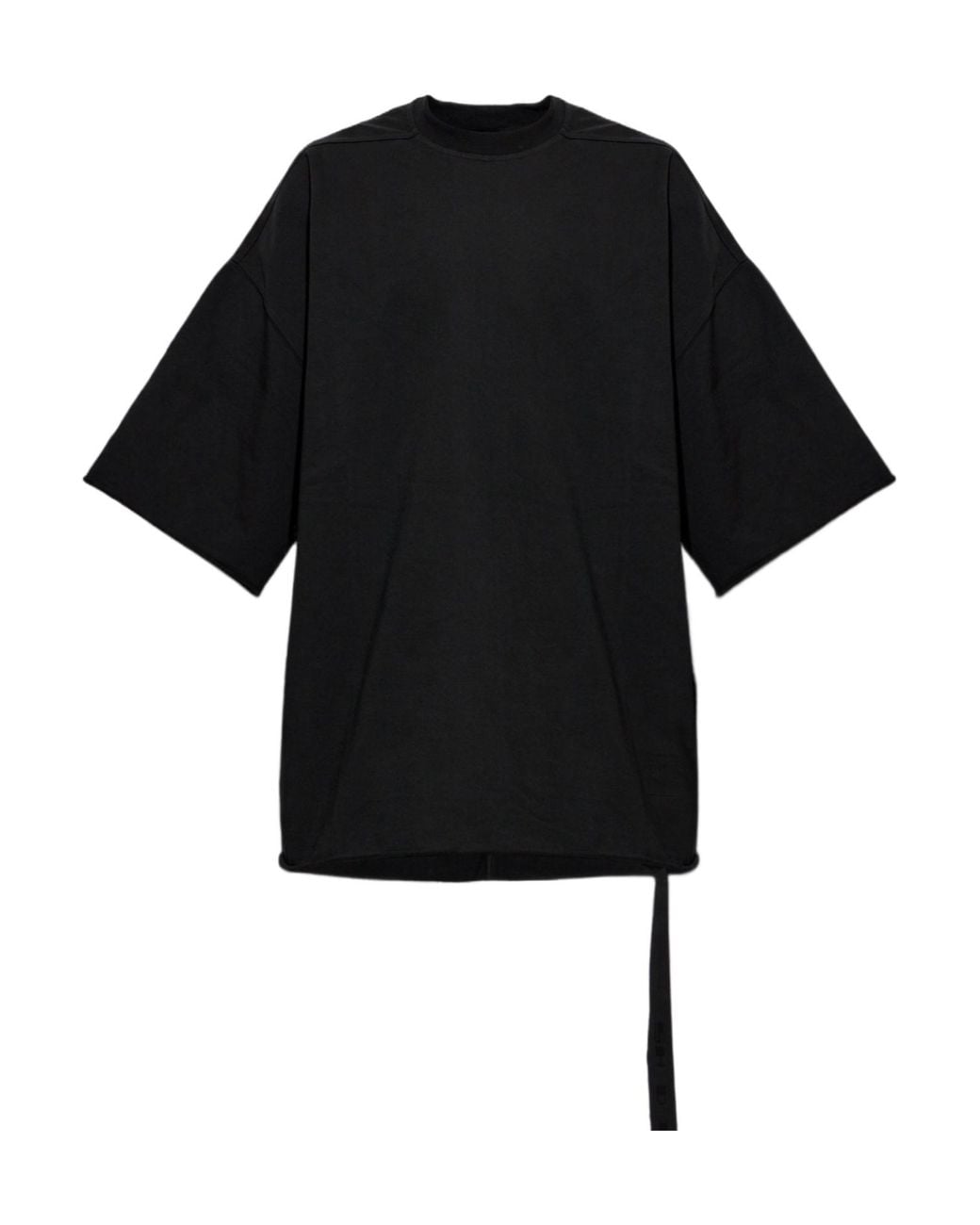 Rick Owens Black Oversized T-Shirt for men