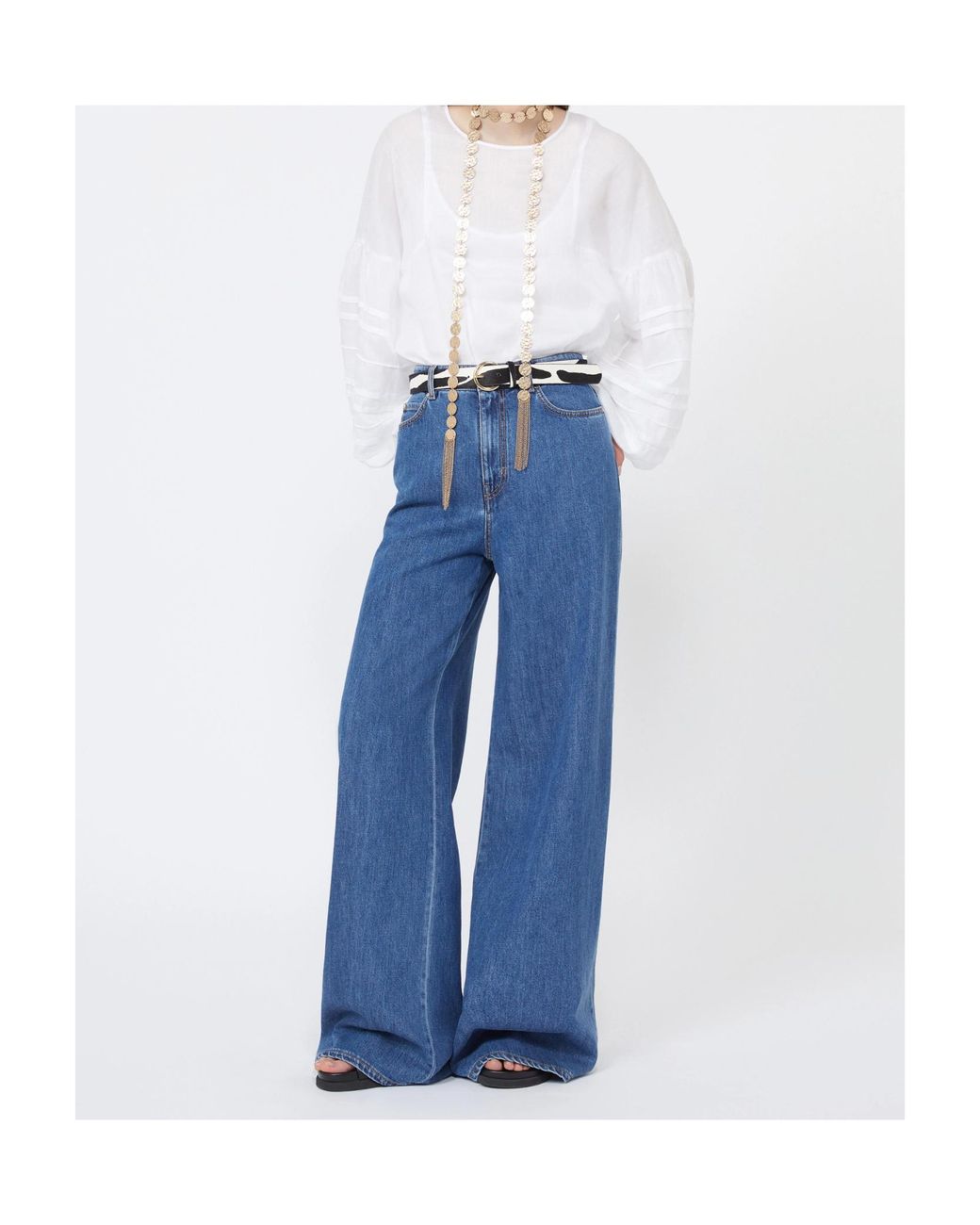 Max Mara White Long Sleeve Shirt Mstpaese
