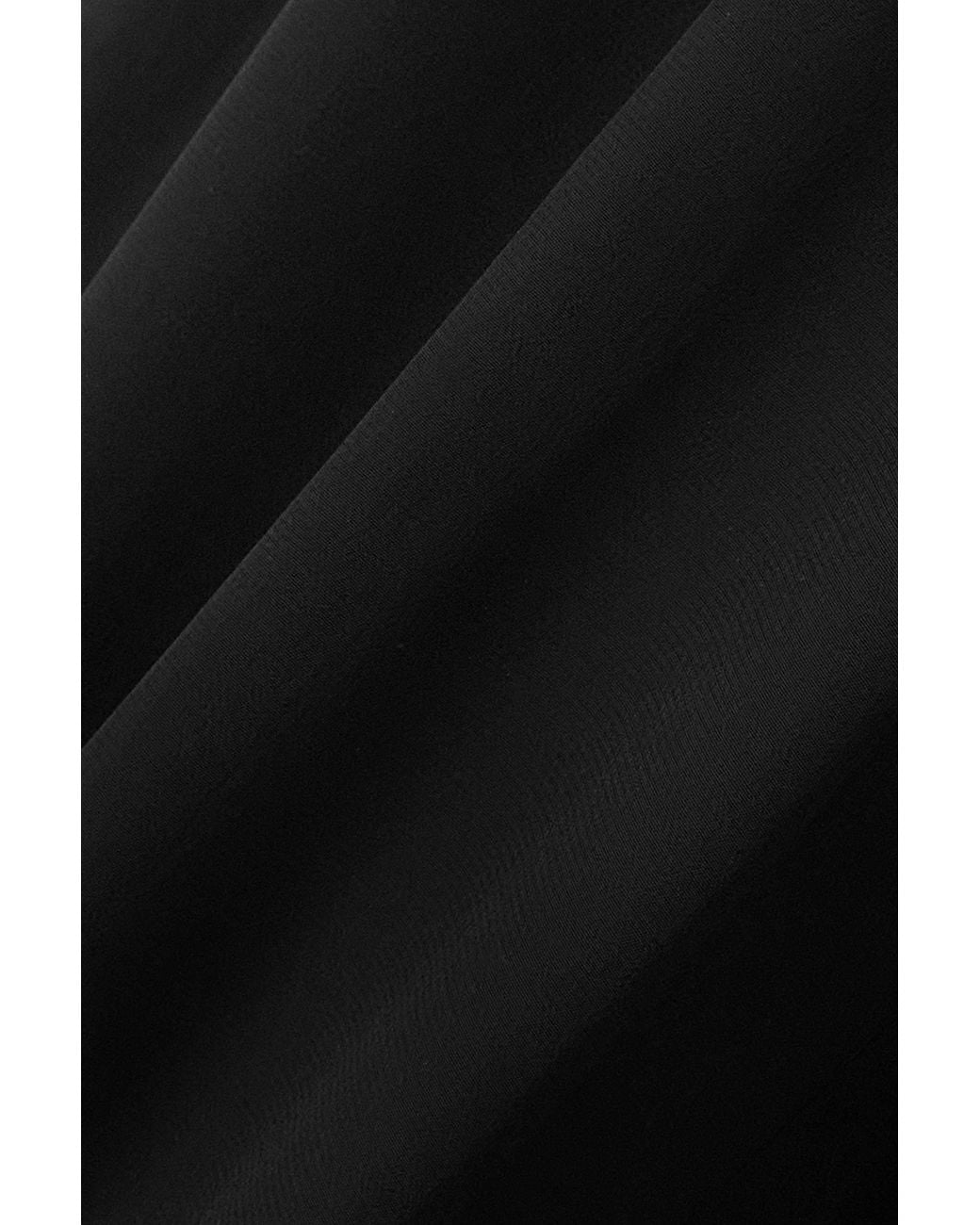 Theory Black Loose-Leg Elastic Waistband Pants