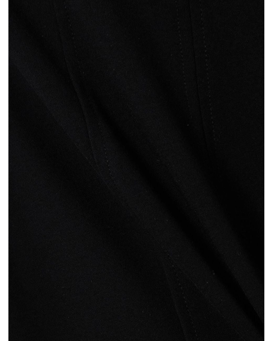 Helmut Lang Black Bodycon Slimming Dress