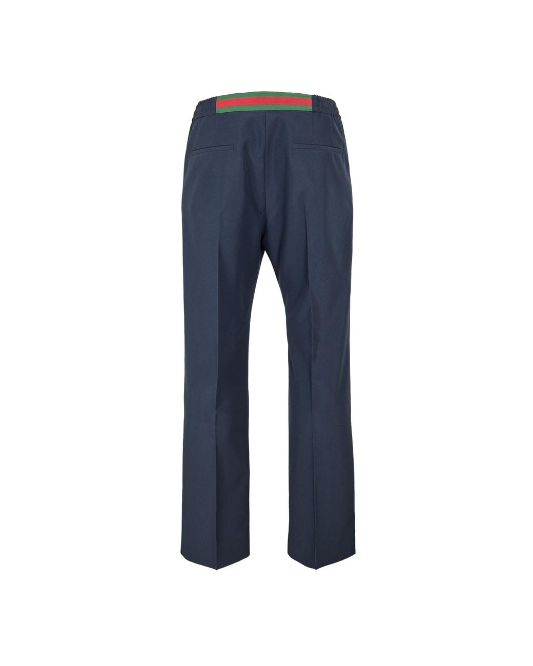 Gucci Blue Drawstring Casual Trousers for men