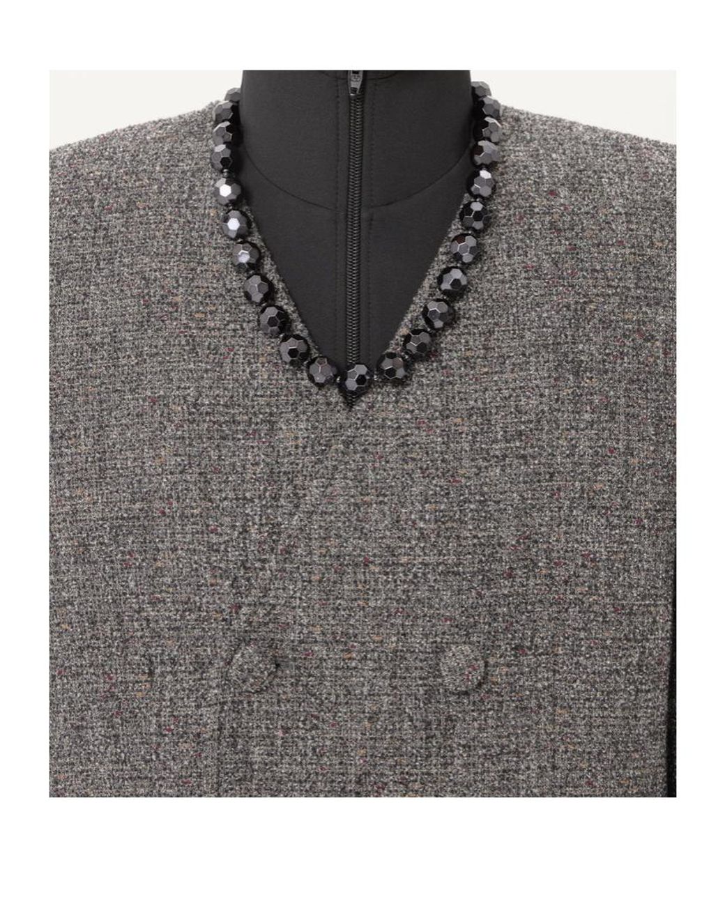 Valentino Gray Long-Sleeved Casual Jacket for men