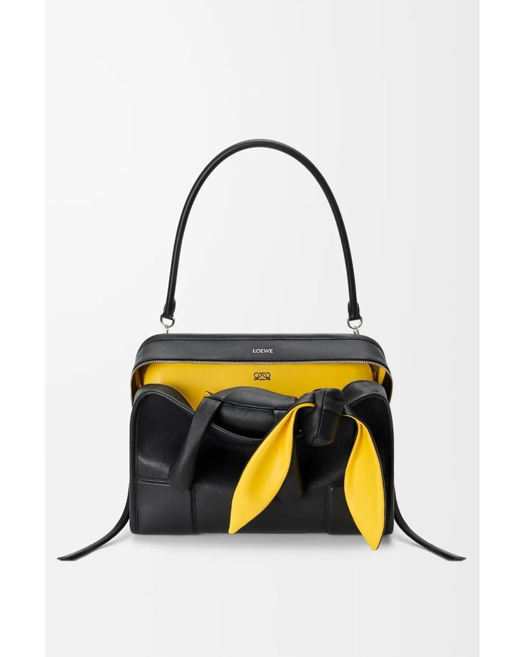 Loewe Black Amazona 180 Lazy Dog Tote Bag