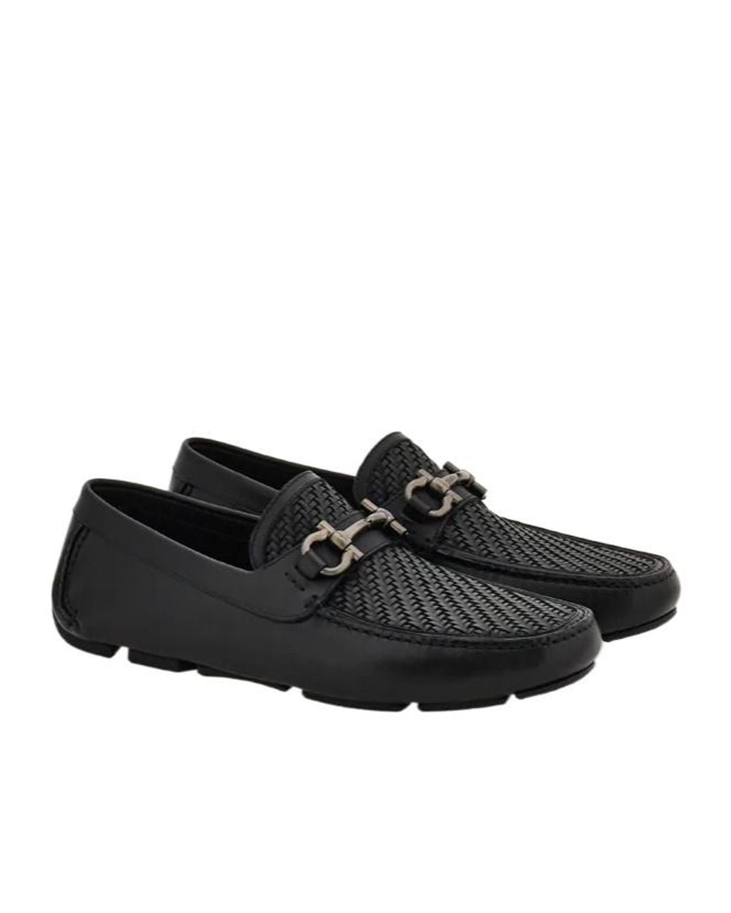 Ferragamo Black Penny Driver for men