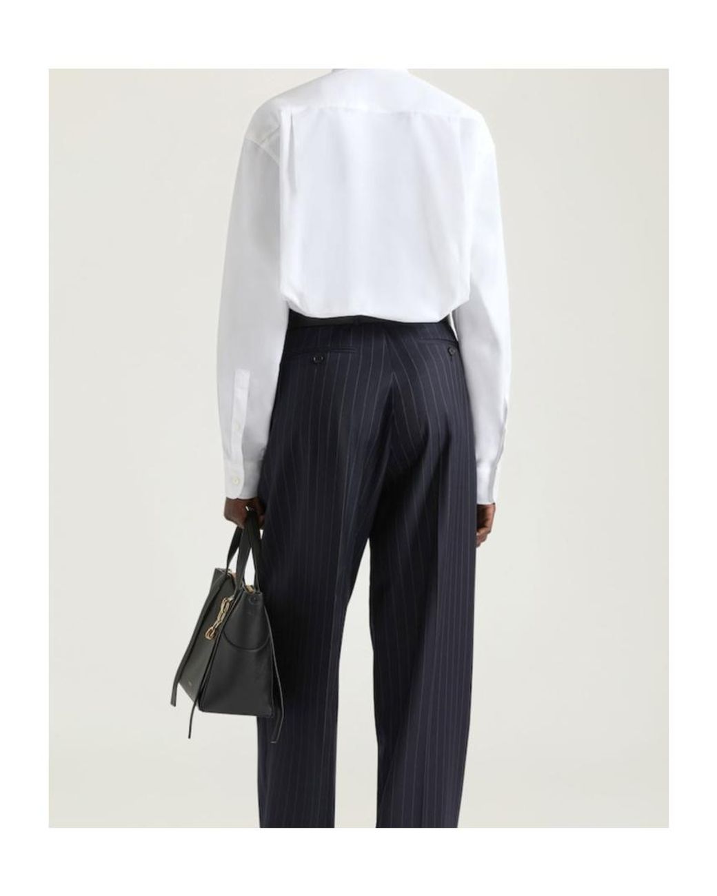 Givenchy White Cropped Shirt