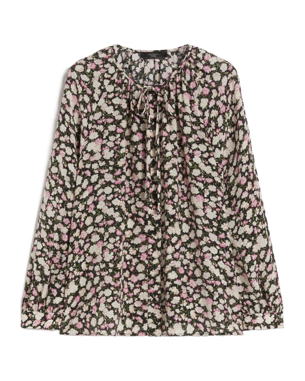 Weekend by Maxmara Multicolor Printed Silk Shirt