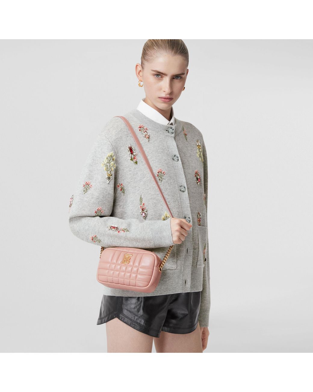 Burberry Pink Lola Mini Crossbody Bag