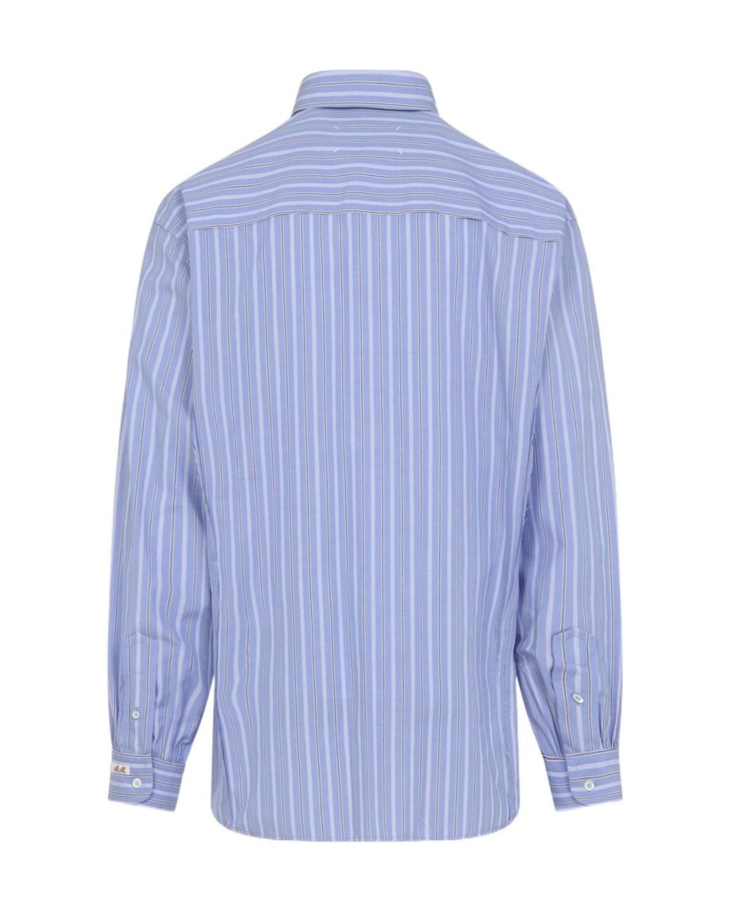 Maison Margiela Blue Ls Shirt for men