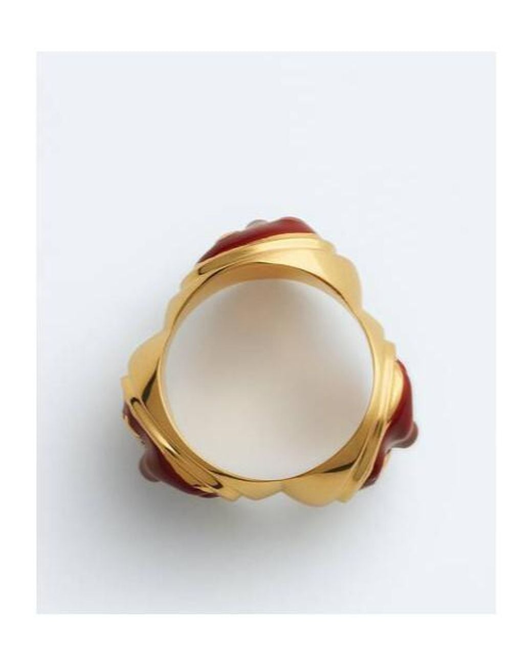 Bottega Veneta Multicolor Face Ring