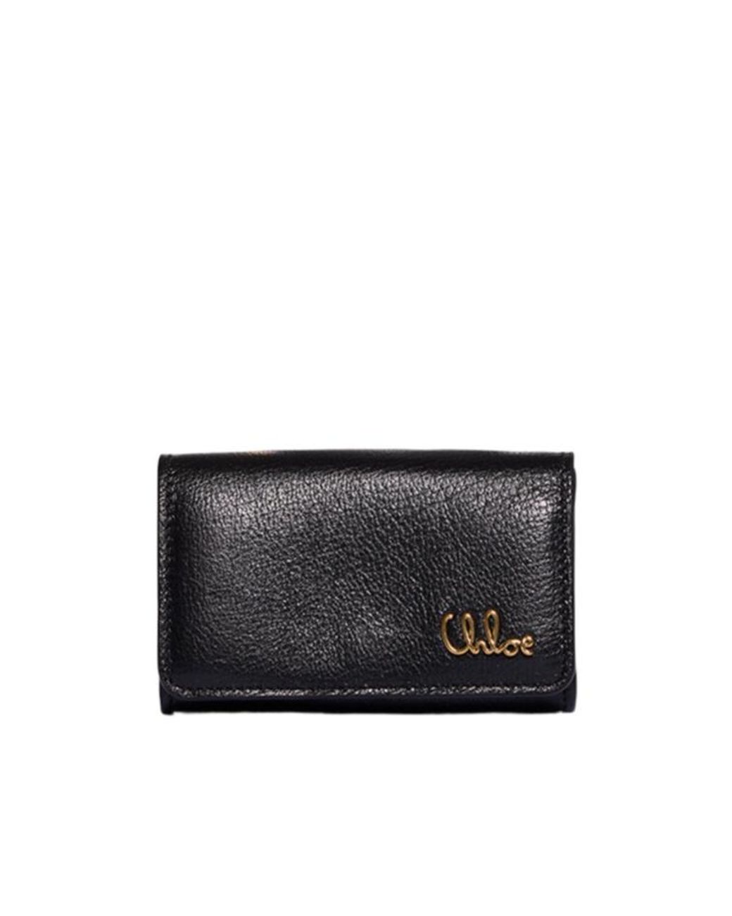 Chloé Black Logo Wallet