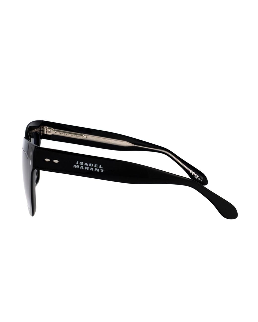 Isabel Marant Black Logo-Print Sunglasses