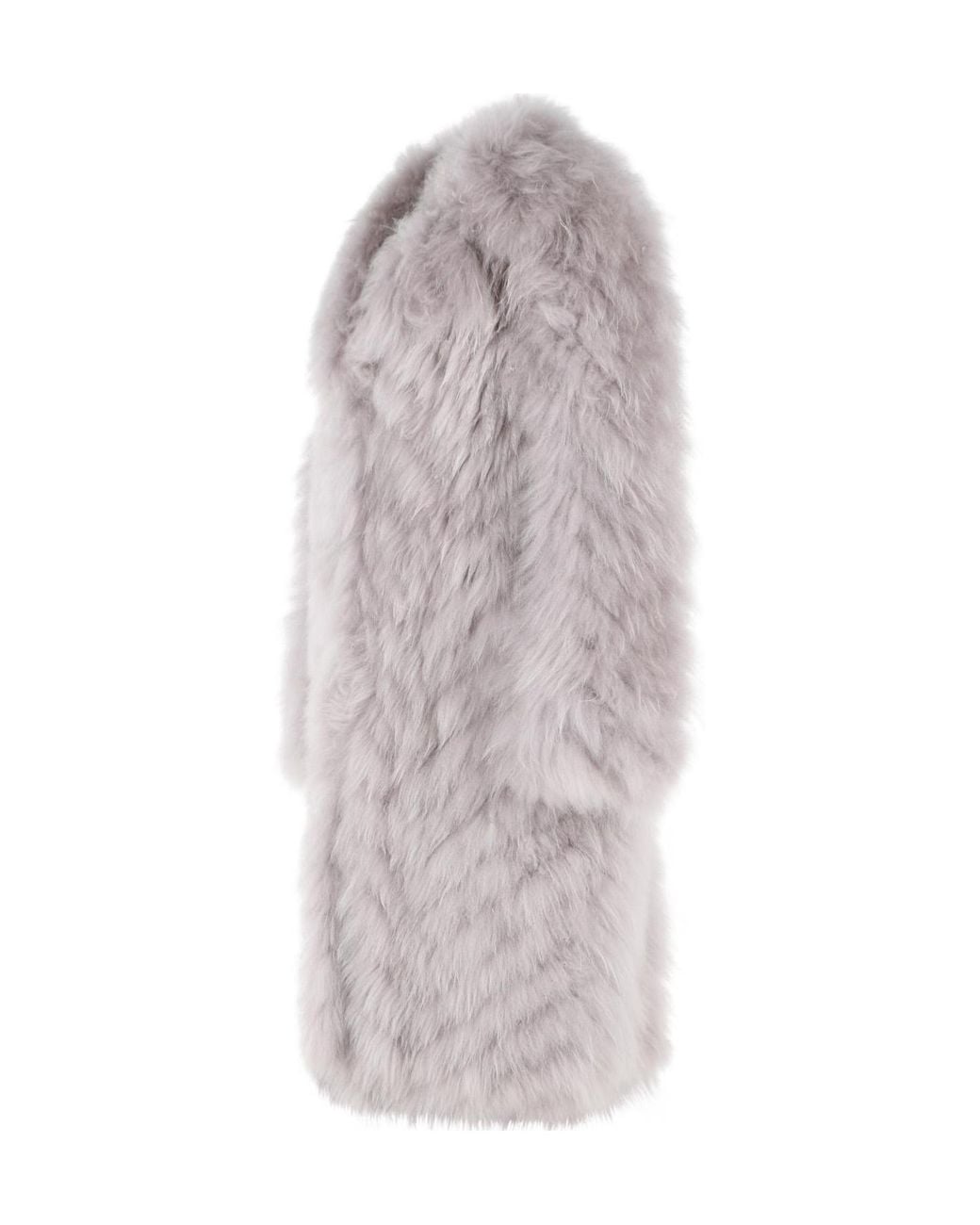 Simonetta Ravizza Gray Lapel Coat