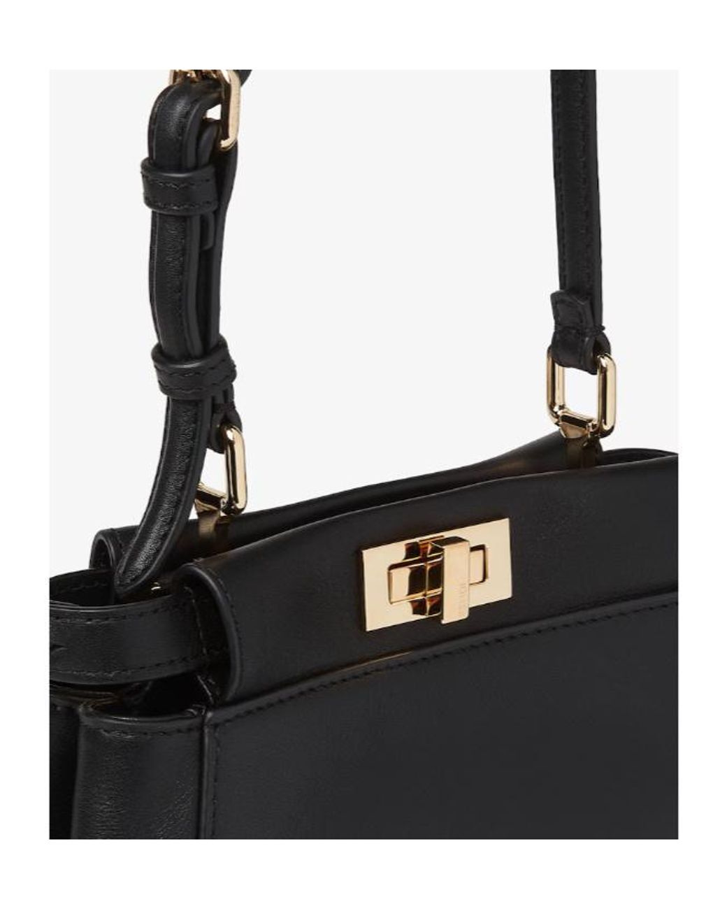 Fendi Black My Peekaboo Xs Shoulder Bag