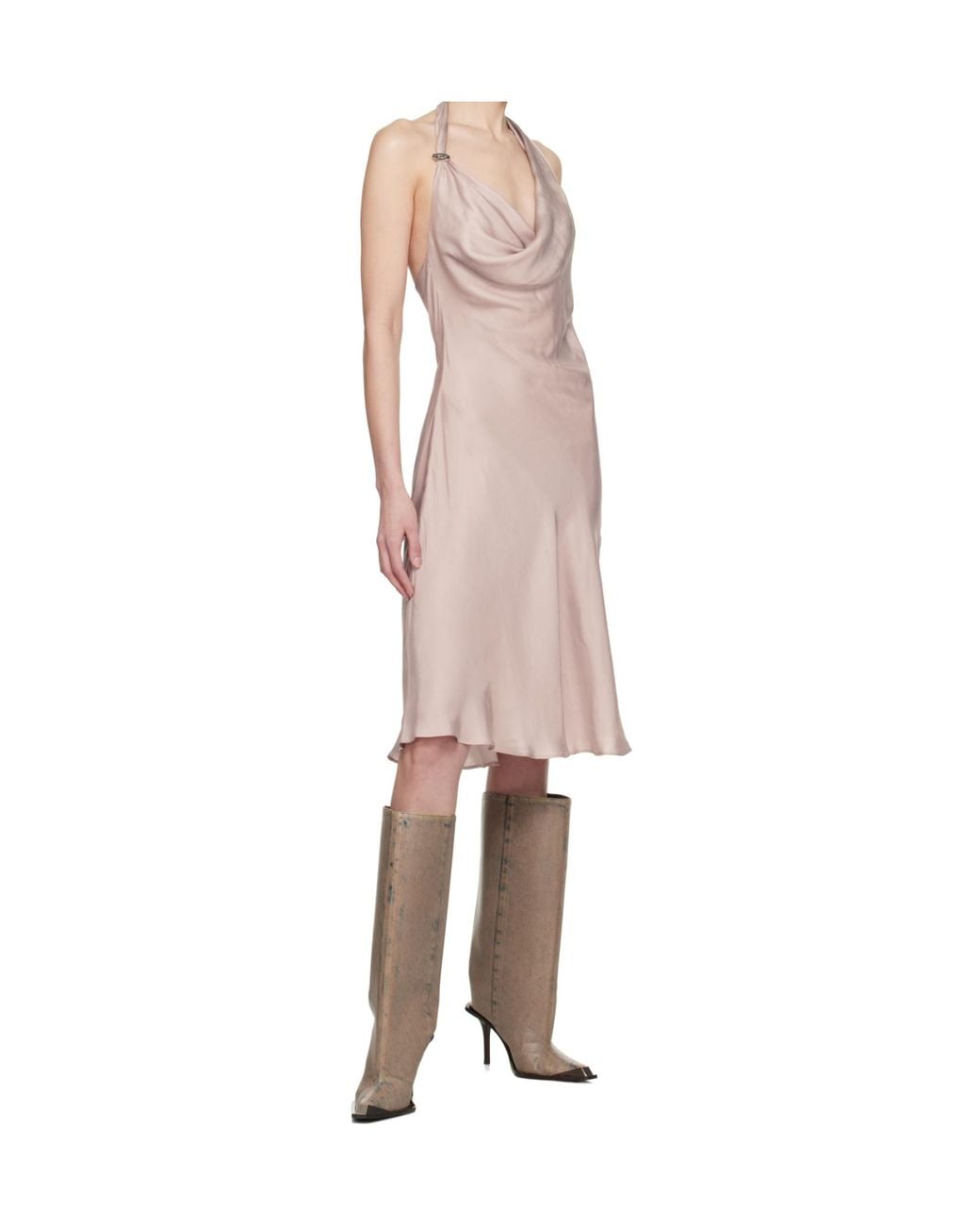DIESEL Purple D-Estiny Midi Dress