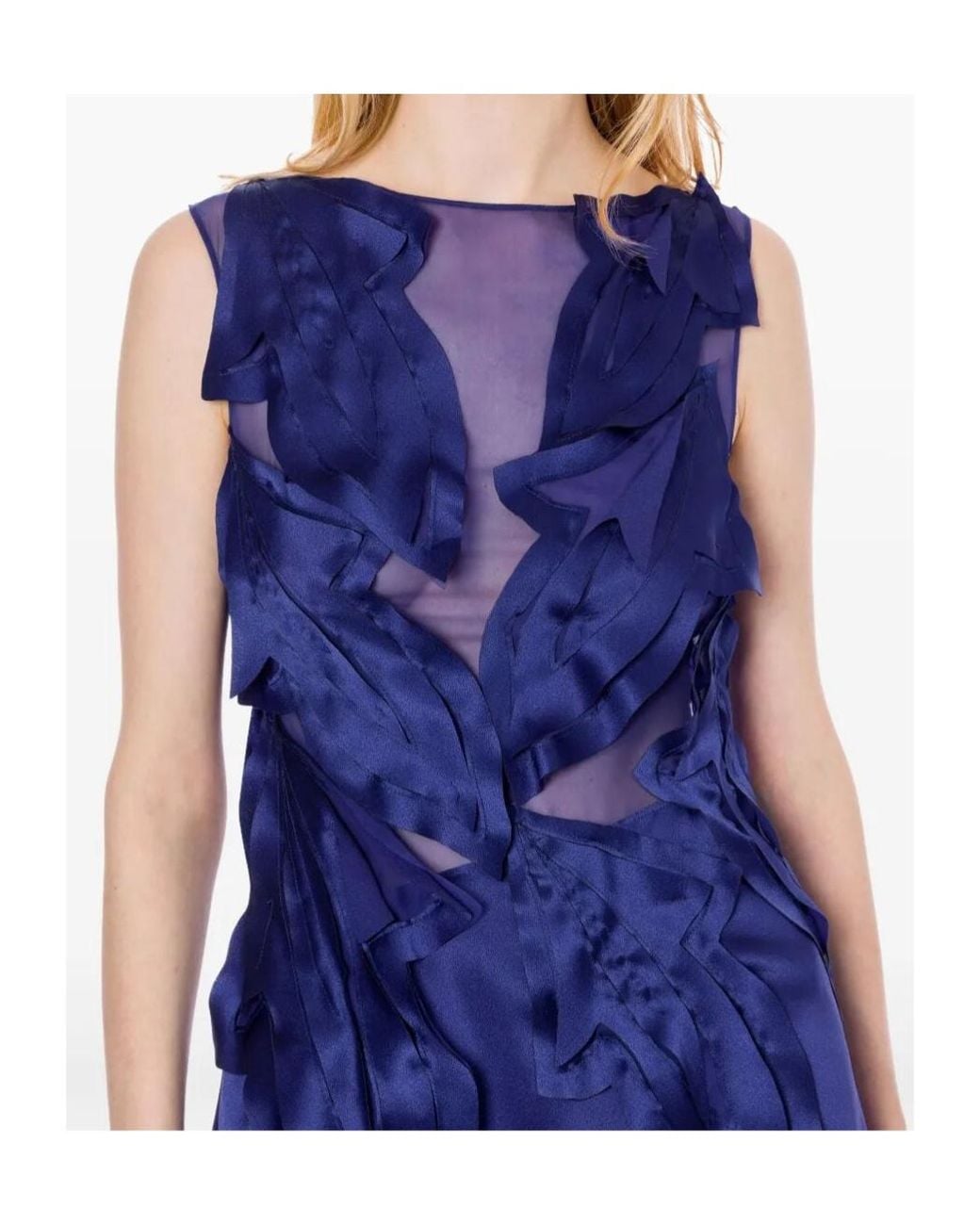 Alberta Ferretti Blue Dress