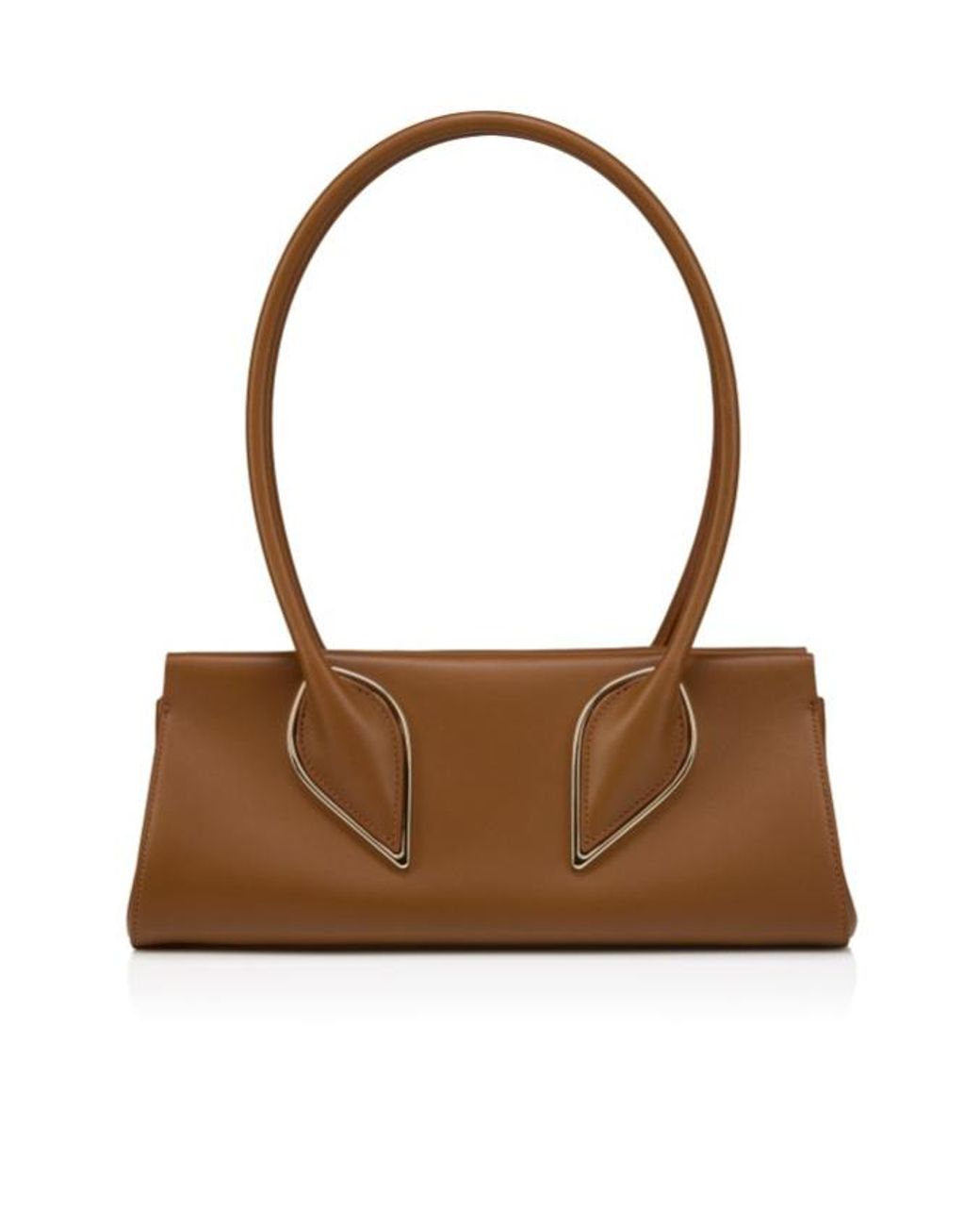 Christian Louboutin Brown Venus Logo Plaque Shoulder Bag