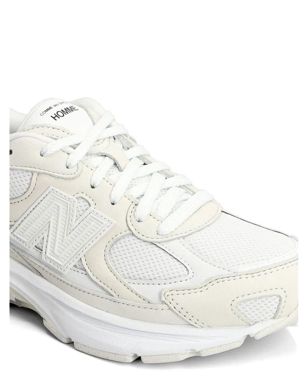 Comme des Garçons White X New Balance 2010V Low-Top Sneakers for men