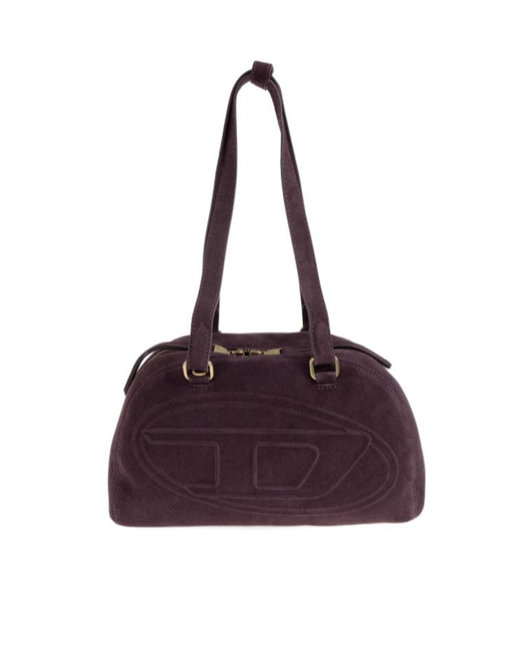 DIESEL Purple Oval D 1Dr Dome Shoulder Bag for men
