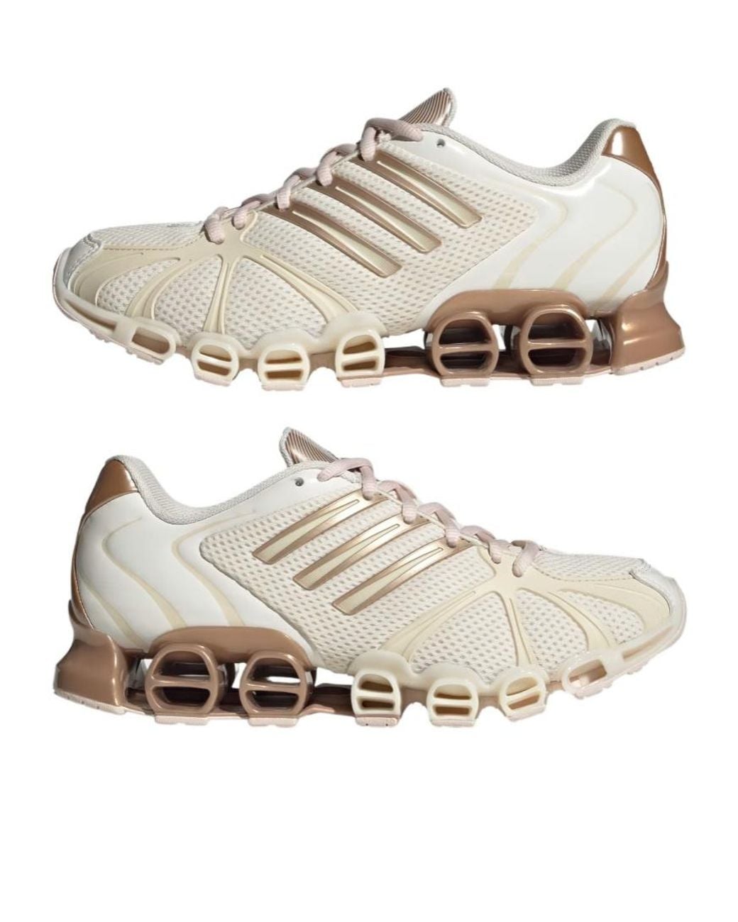 Adidas Originals White Mega Ghostride Running Shoes