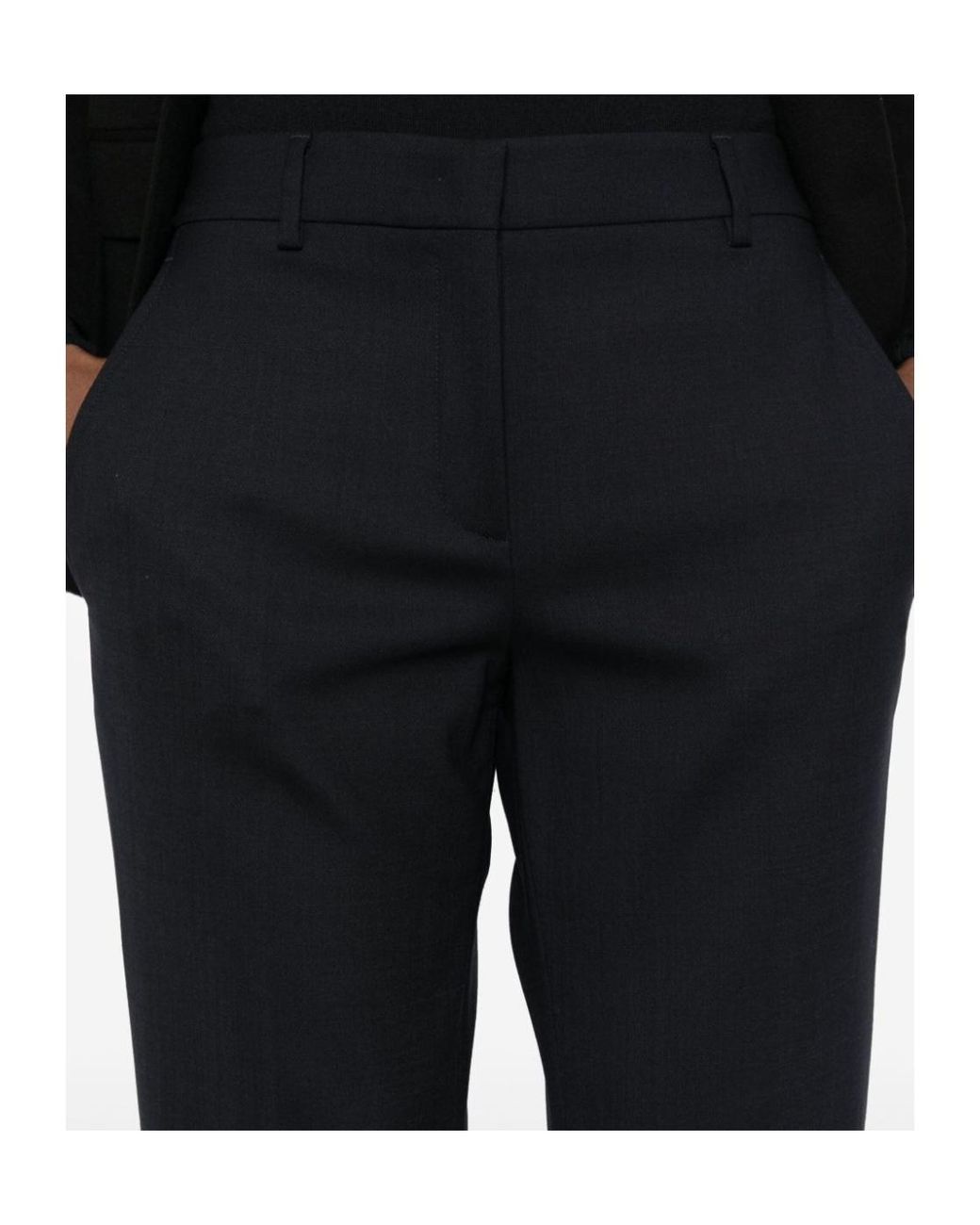 Incotex Blue Cropped Trousers
