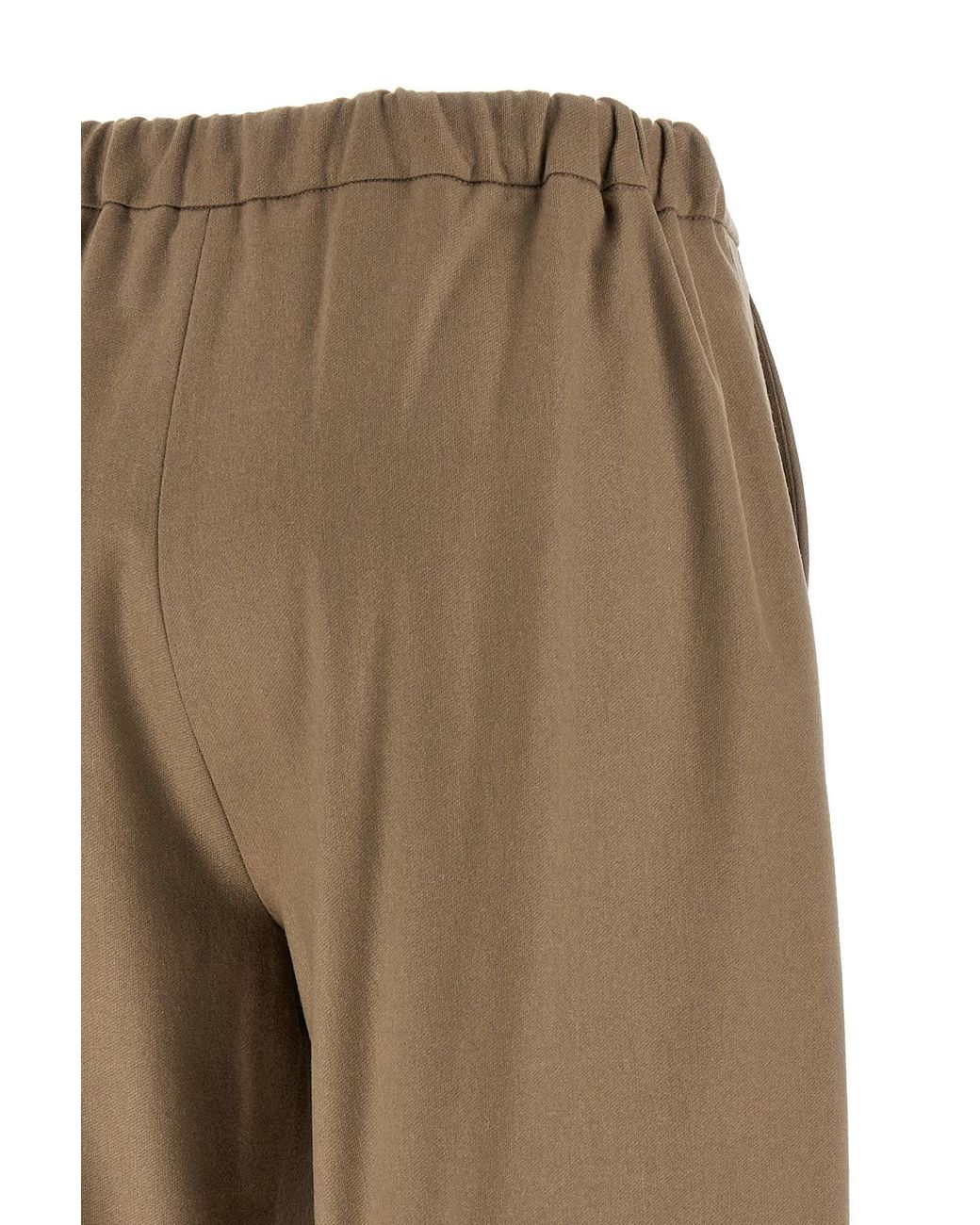 Max Mara Natural マックスマーラ フローリア ドローストリング ワイドレッグ トラウザーズ