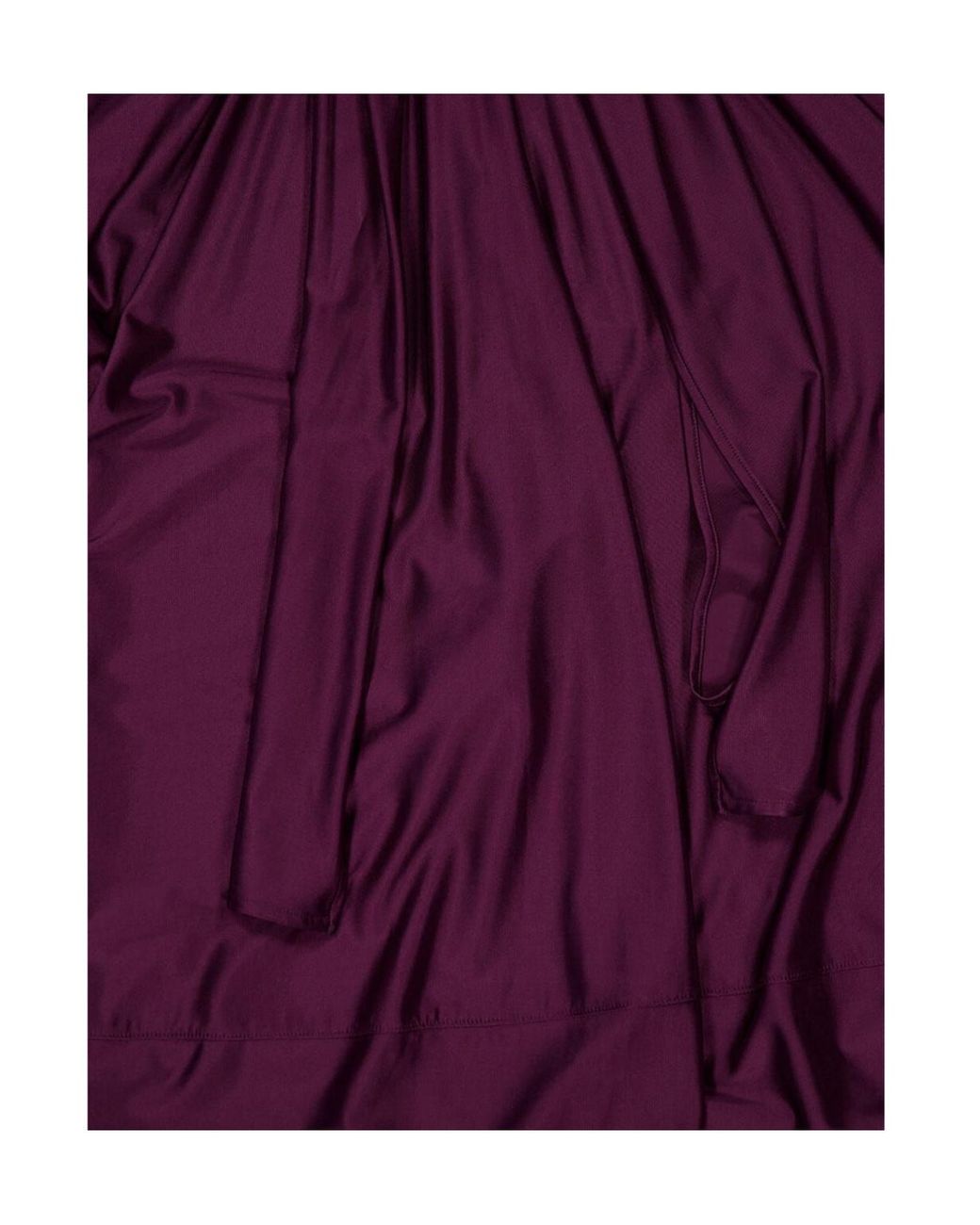 Rabanne Purple Rabanne Ruched Maxi Skirt