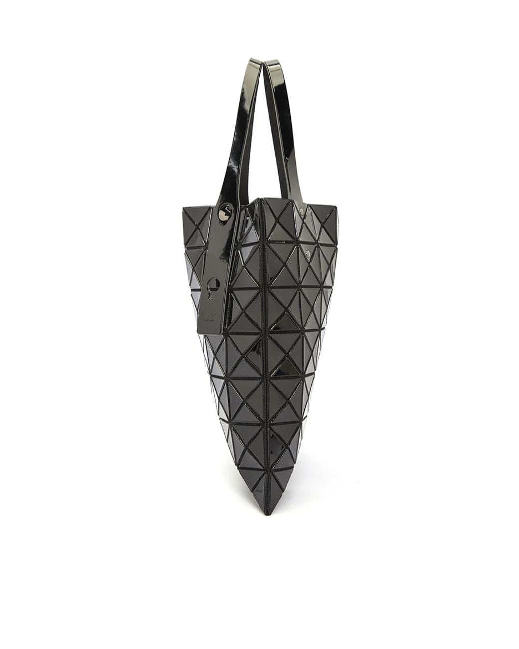 Issey Miyake Black Prism Geometric Pattern Handbag