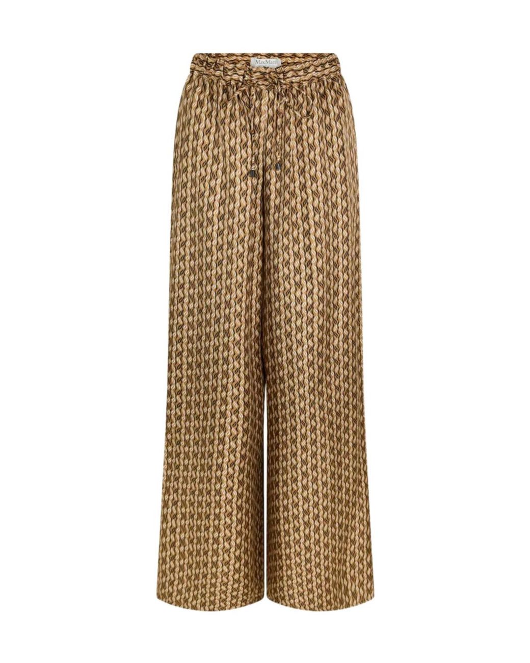 Max Mara Natural Wide Leg Casual Pants