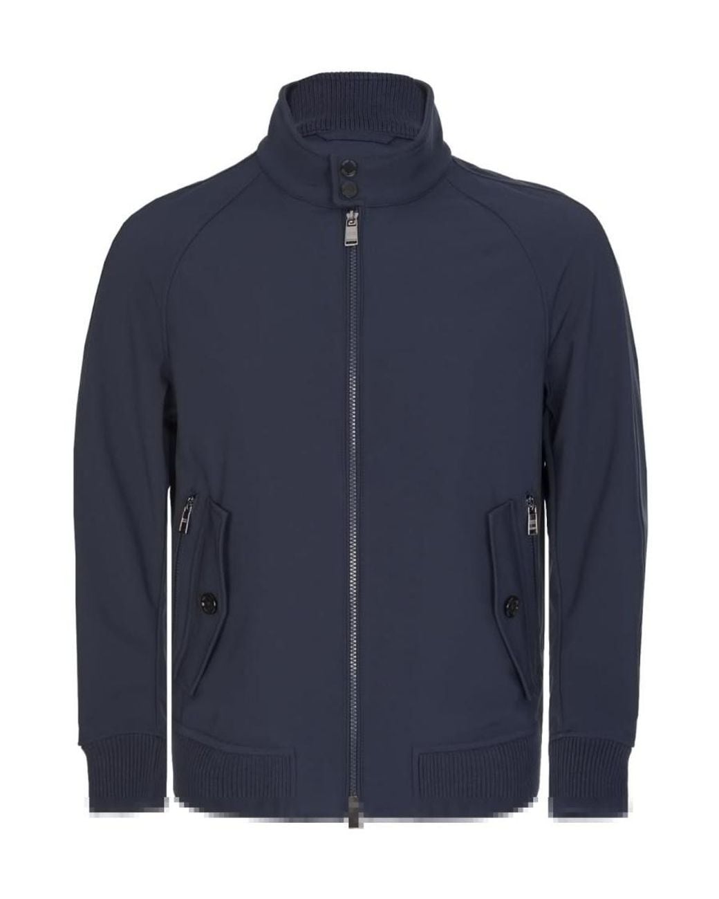 Boss Blue Logo Details Casual Jacket for men