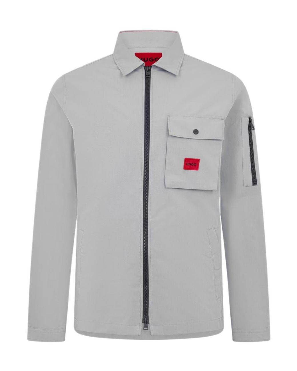 Boss Green Zip-Through Overshirt for men