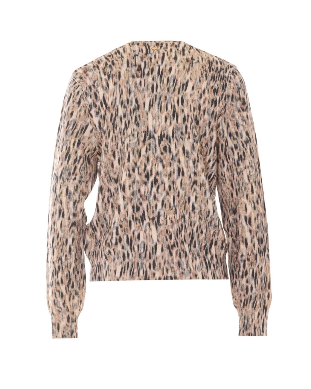 Liu Jo Multicolor Buttoned Graphic Cardigan